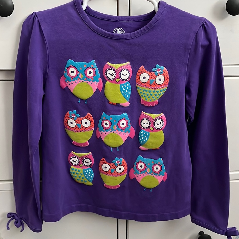 J Khaki Long Sleeve Owl Shirt
